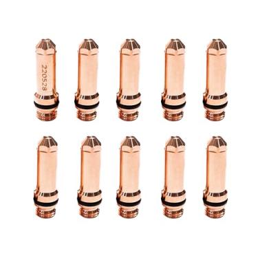 Imagem de MAUTO 10 peças 220528 eletrodo de corte plasma 45A Air-45A N2-50A Air-50A