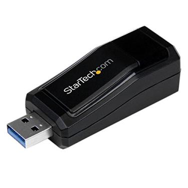 Imagem de StarTech.com Adaptador de rede USB 3.0 para Gigabit Ethernet NIC - Adaptador de rede 10/100/100 Mbps - Adaptador USB para Ethernet LAN - USB para RJ45 (USB31000NDS)