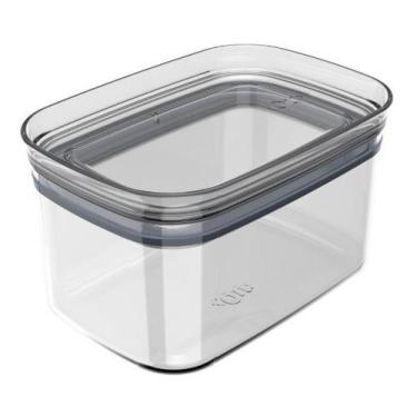 Imagem de Pote Hermético Empilhável Retangular Dispensa Alimento 650ml - OU, Blo