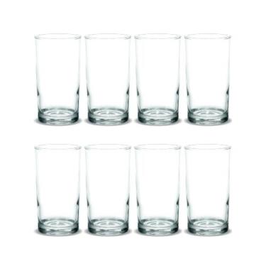 Imagem de Copo Brooklyn 330ml Vidro Resistente Suco Agua Nadir - 8Un - NADIR FIG