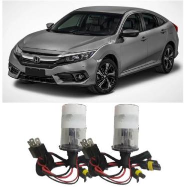 Imagem de Kit Xenon H11 12v 6000k New Civic 2012 Até 2015 - AP