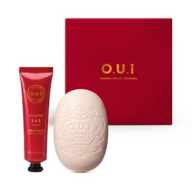 Imagem de O.U.i Combo Amour: Sabonete em Barra L'Amou-Esse 142 90g + Creme Hidratante para as Mãos Scapin 245 30g + Caixa