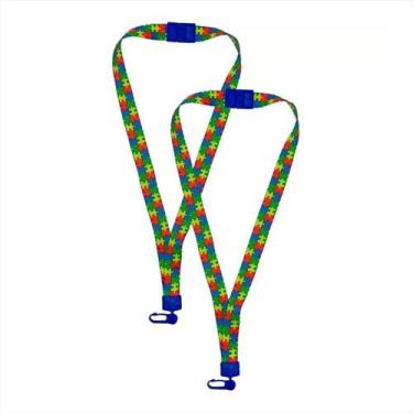 Imagem de Cordao para Cracha Tecido QUEBRA-CABECA Tea C/PRE PCT.C/02 - Romitec