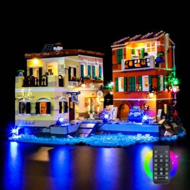 Imagem de LocoLee Kit de luz compatível com Lego 21359 Italian Riviera – sem modelo apenas luz, acessórios de iluminação LED compatíveis com Lego Ideas 21359 (versão RC)