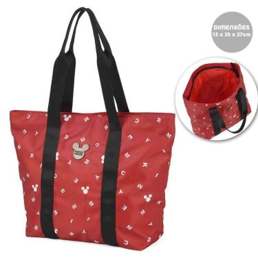 Imagem de Bolsa Sacola Disney Mickey Mouse Vermelha