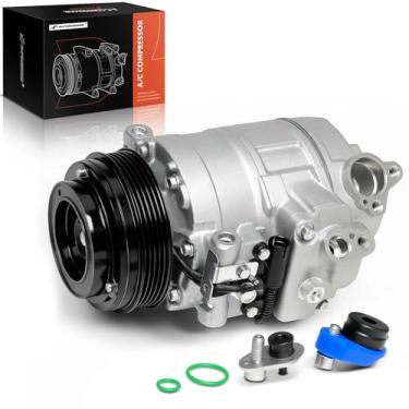 Imagem de A-Premium Compressor De Ar Condicionado Com Embreagem Compatível Bmw 320I, 323Ci, 323I, 323Is, 325Ci, 325I, 325Xi, 328Ci, 328I, 328Is, 330Ci, 330I, 330Xi, 525I, 528I, 530I, 540I, Polia 5 Ranhuras