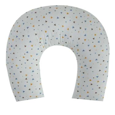 Imagem de Almofada De Amamentação Baby Percal 200 Fios Algodão - Triangles
