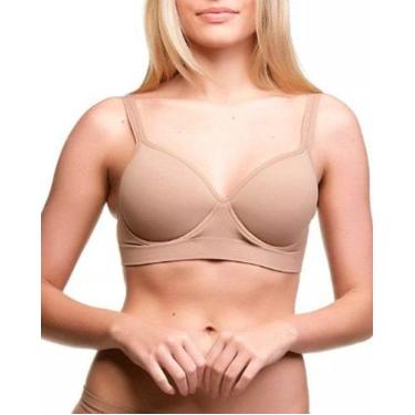 Imagem de Sutiã Microfibra Ampla Cobertura Reforçado Sustentação e Bojo Trifil, 