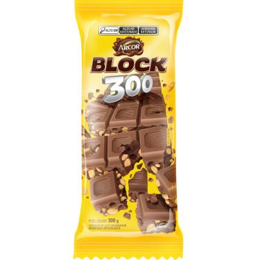 Imagem de Barra de Chocolate Block Amendoim 300g Arcor