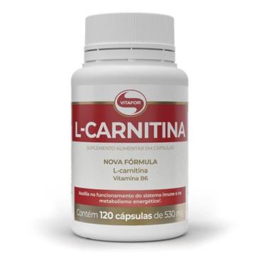 Imagem de L-Carnitina+B6 120 Capsulas 530mg Vitafor