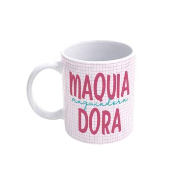Imagem de Caneca de Porcelana Flork Profissões - Maquiadora