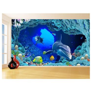 Imagem de Papel Para Piso De Porcelanato Liquido Água 3,5M Flr18