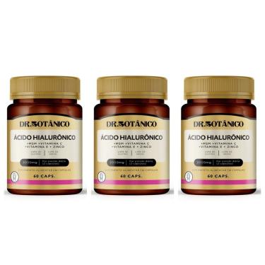 Imagem de Kit 3 Un - Acido Hialuronico Vitamina C E Zinco Dr Botanico