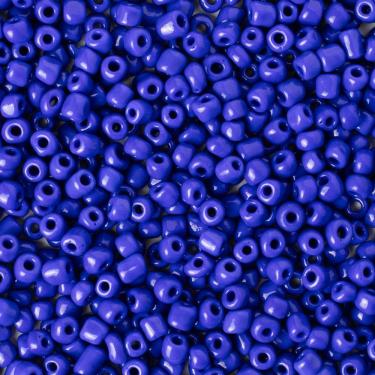 Imagem de Miçanga Vidro Azul Escuro 3,6mm 100g p/ Guia Umbanda