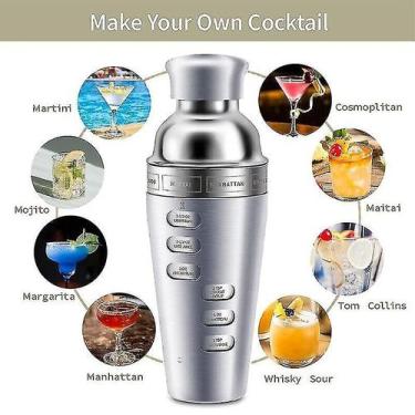 Imagem de Bar ice picks coqueteleira profissional boston shaker aço inoxidável m