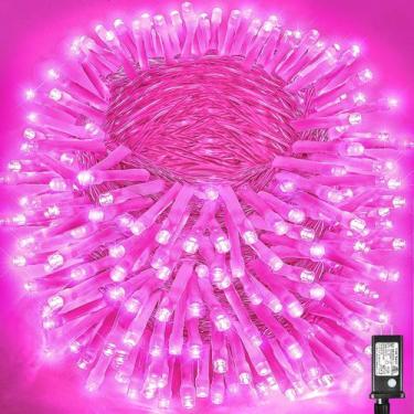 Imagem de String Lights Vivideal 500 LED rosa 50m à prova d'água 8 modos