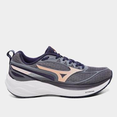 Imagem de Tênis Mizuno Space 5 Feminino, Chumbo, Marinho, 34