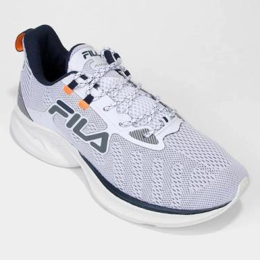 Imagem de Tênis Fila Racer For All Masculino - Branco e Azul, 43