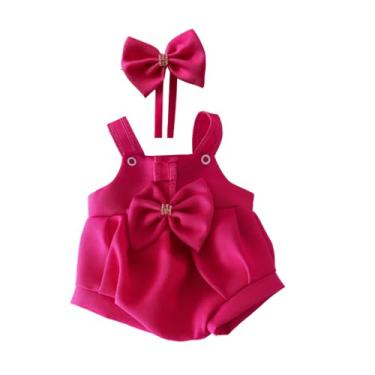 Imagem de Kit Roupinha de Luxo Bebê Reborn - Jardineira + Laço