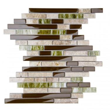 Imagem de Pastilha de Vidro Mesclada de 30cm x 30cm Rende Glass Mosaic