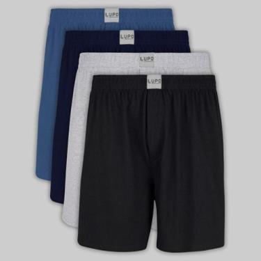 Imagem de Kit 4 Sambas Canção Lupo Algodão Sortidos 18611, Sortidos, P