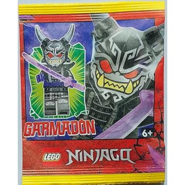 Imagem de LEGO Ninjago: Lord Garmadon Oni Minifigure with Sword, Yellow