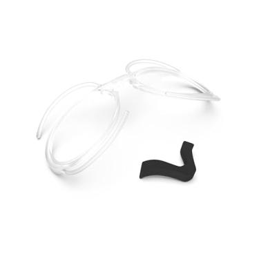 Imagem de PapaViva Adaptador RX de encaixe compatível com óculos de esqui GIRO BUSTER/METHOD Asian Fit/AXIS Asian Fit/CONTOUR RS Asian Fit/CONTOUR Asian Fit Ski Goggles - Transparente