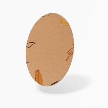 Imagem de Porta Copos Com Ilustração Personalizada Abstract Earth Tone 10.5x10.5 cm