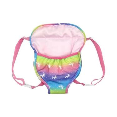 Imagem de Mochila Portátil Para Boneca De Bebê Recém-Nascido Com Alça E Comparti