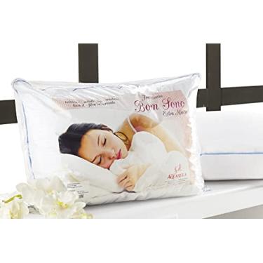 Imagem de Travesseiro Anti Acaro, Anti Alergico e Lavavel em Fibra Siliconada - Travesseiro Bom Sono