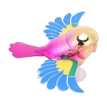 Imagem de SUNGOOYUE Ornamento de Carro de Pássaro Batendo, Asas Móveis Movidas a, Decoração de Carro Com Almofada Adesiva para Painel de Espelho de Motocicleta de Para-brisa