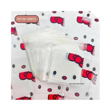 Imagem de Hello Kitty Mymelody Kawaii 100PCS Sacos De Doces Transparentes OPP Au