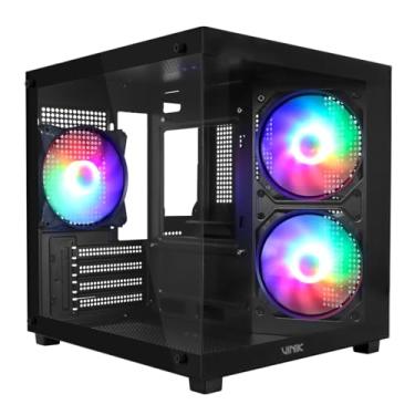 Imagem de Gabinete Gamer Vinik G-Cube Preto Vidro Temperado C/ 3 Fans - Gggcvbk
