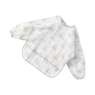 Imagem de Babadores De Manga Longa Para Bebês, Impermeáveis E À Prova De Sujeira