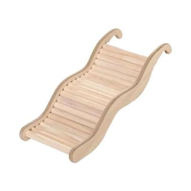 Imagem de Escadas Onduladas De Madeira Para Pequenos Animais, Chutes Curvos, Ace