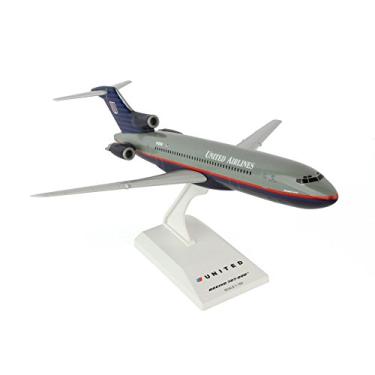 Imagem de Daron Kit de construção de modelo de avião Skymarks United B727-200 dos anos 90, escala 1/150