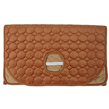 Imagem de Yinhing Lençol de Mesa de Massagem de, Macio, Respirável, Elástico, Antiderrapante, Durável Com Orifício Redondo para Respiração, para Salão de Beleza, Tratamento de Spa, Camelo Rosa 80 X