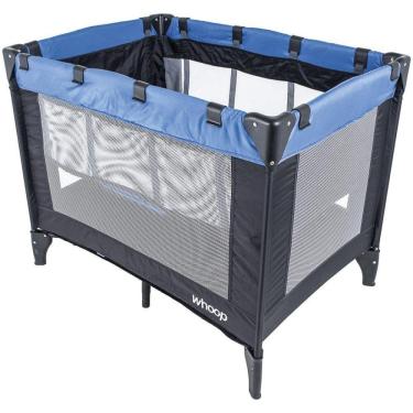 Imagem de Berço Cercado Kiddo Stay Preto Azul-Unissex