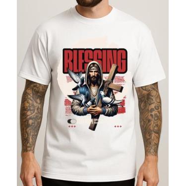 Imagem de Camiseta Masculina 100 Algodão Premium Estampa Streetwear Exclusiva Ca
