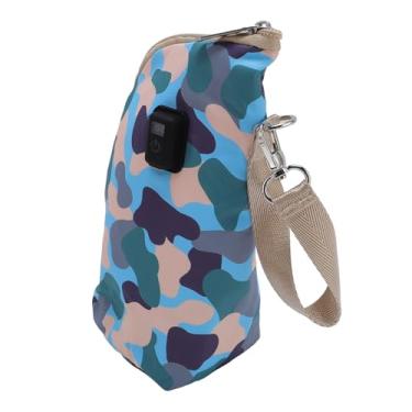 Imagem de KUIDAMOS Aquecedor de Mamadeira USB para bebê Com 21 Engrenagens Bolsa Aquecedora de Mamadeira Isolada Com Display LED para Alimentação Em Movimento, Bolsa Térmica de Leite Portátil para Viajantes, 5,51 X 8,66 pol. (Azul)