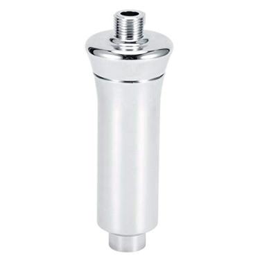 Imagem de Filtro de chuveiro de banho fino de 15 estágios Purificador de água G1/2 Interface universal padrão Material ABS resistente à ferrugem galvanizado para entrada de água de banheiro