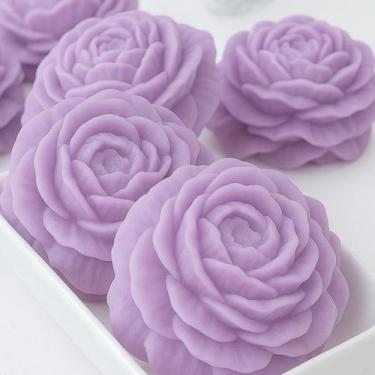 Imagem de Sabonete Lembrancinha Casamento Chá de Bebê Rosa Flor Festa Kit 10 Uni