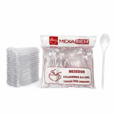 Imagem de Mexedor de café - colherzinha 9,5 cm - cristal - MEXA BEM