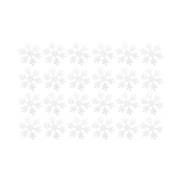 Imagem de Guirlanda De Natal 2024 Com Flocos De Neve De Espuma, Decoração Suspen