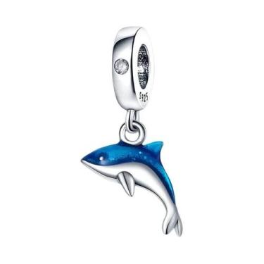 Imagem de Berloques De Prata 925 Com Formato De Golfinho, Caranguejo, Barco E Pr