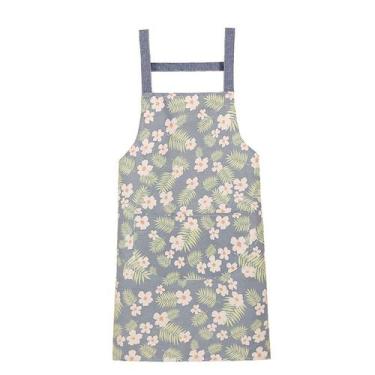 Imagem de Avental de algodão com padrão floral tropical leve 200g 70x77cm - yiwe
