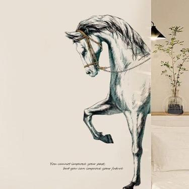 Imagem de Adesivos de parede Realistic Horse Elegant Galloping PVC 62x108cm - yi