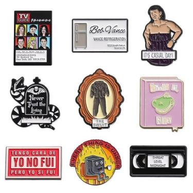 Imagem de Conjunto de broches Funny Quote Creative Enamel Lapel Badg - Yiweisai