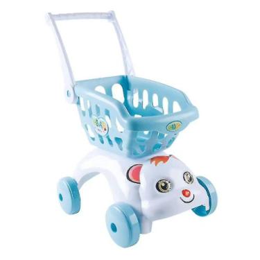 Imagem de Toy Grocery Store Playset Kids Preschool com carrinho de simulação - G