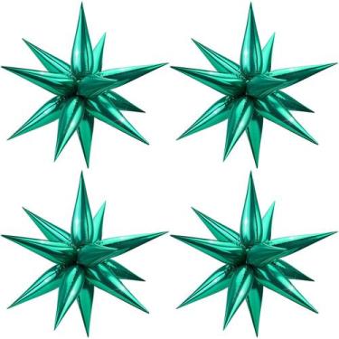 Imagem de Balões metalizados Moukiween Explosion Star 12 pontos, 50 unidades ver